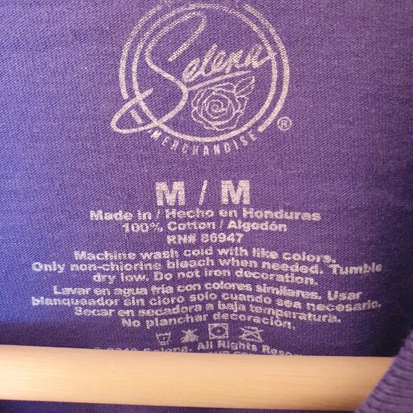 OFFICIAL SELENA MERCH - Purple T-shirt - Picture 3 of 3